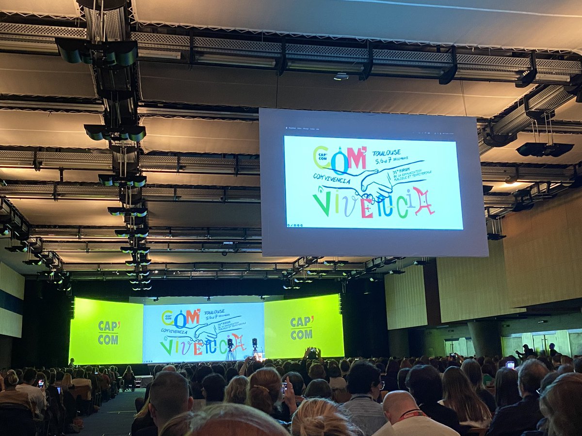 Et c’est parti Forum Cap Com communication publique et territoriale !
En direct de #toulouse <a href="/cap_com/">Cap'Com</a>