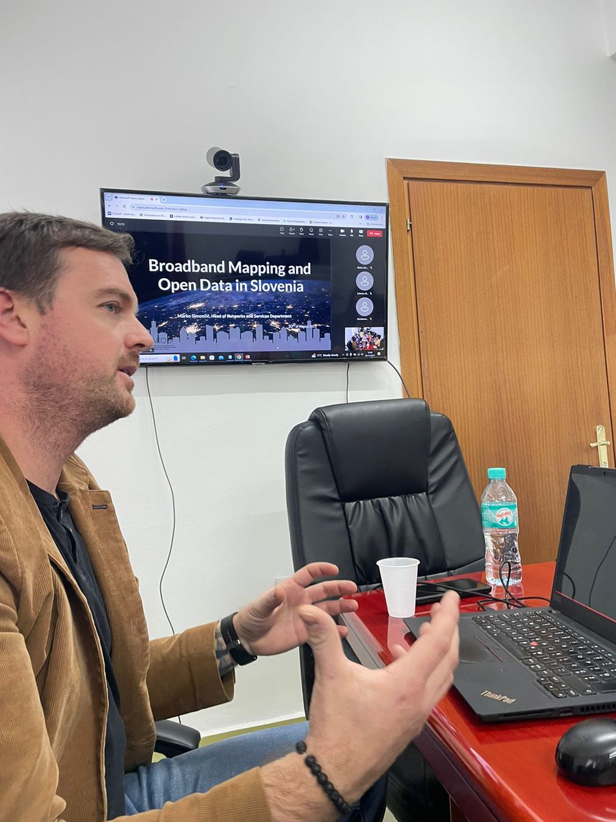 ITUEurope's tweet photo. 🤝@ITUEurope continues the hybrid mission to Tirana 🇦🇱 with a bilateral meeting with a#ASIG to advance work on #broadband #mappingsystems in Albania 🇦🇱
📢Advancing on the implementation of the @ITU Regional Initiatives for #Europe
#Connectivity @ITUDevelopment https://t.co/gDpnAkeFse