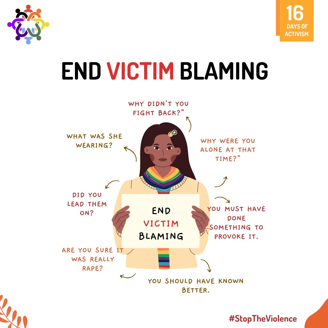 According to UN Women, 15 million adolescent girls worldwide, aged 15–19 years, have experienced forced sex, and most times they are blamed for the violence meted out to them. 

We need to listen to women and believe victims. 

#BelieveVictims #EndVictimBlaming #16DaysOfActivism