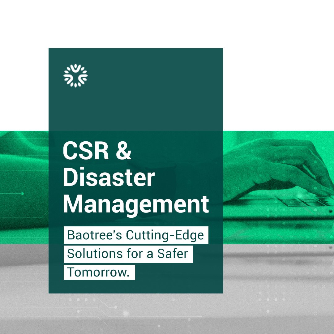 🌐 Transforming the landscape of data for good! 📊 Exciting focus on CSR software and Disaster Management sectors, addressing the crucial need for transparency and innovation. 🚀 

➡️ Learn More 🔗 baotree.io

#DisasterResponse #DataForChange