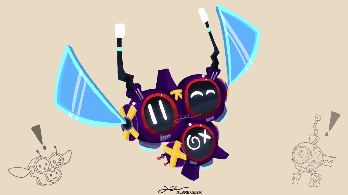 Had a thought of combining Pokemon and Botworld Adventure. Ta-da! #BotworldAdventureArt #BotworldAdventure