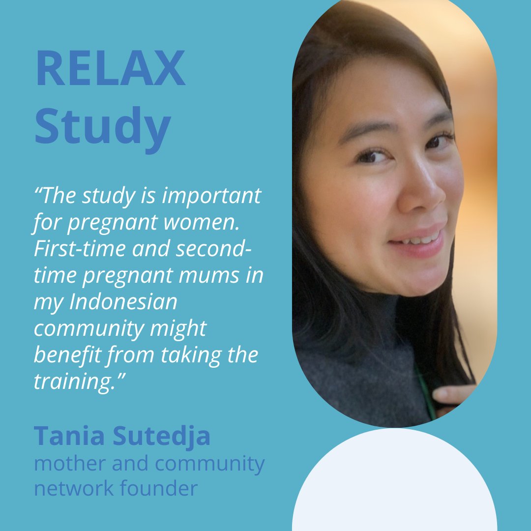 Thank you to Tania for supporting us and encouraging pregnant people to find out if our training could help them reduce #worry and #anxiety. Find out more about the @RelaxStudyKCL @KingsIoPPN and sign up: relax.healthmachine.io @AnxietyUK | @MQmentalhealth | @KingsCollegeLon