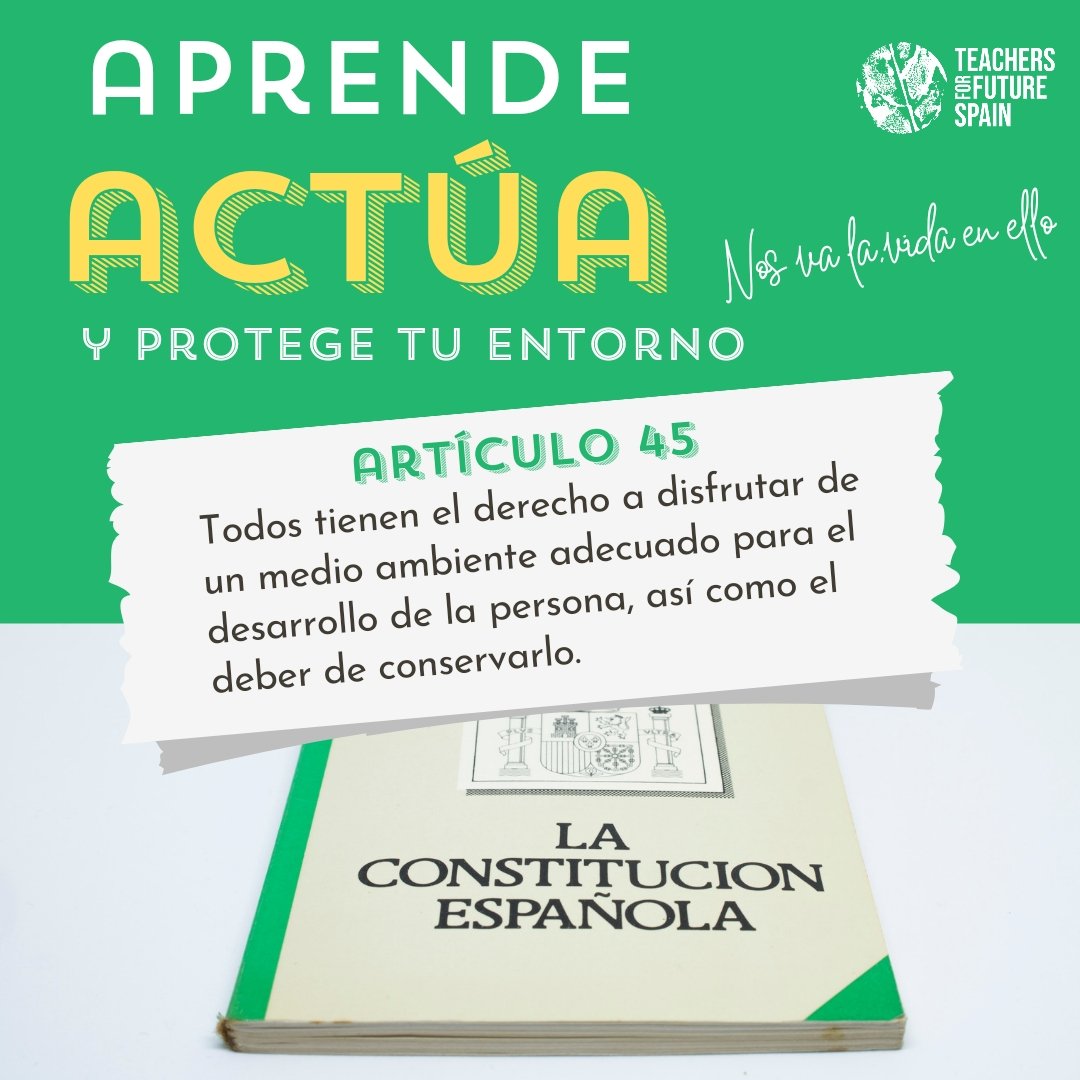 La contaminación del aire por el uso de combustibles fósiles causa ya 5 millones de muertes al año. Proteger nuestro entorno es una cuestión de salud. #ConstituciónEspañola