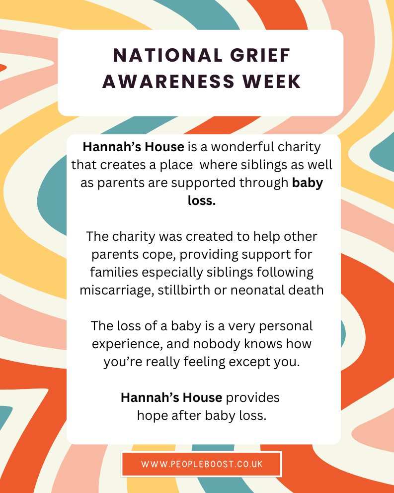 BoostPeople's tweet image. As a Grief Recovery Specialist I am passionate about supporting people through the difficult emotions of grief and loss.

Find out more here:
hannahshouse.org.uk

From my heart to yours

Clare 

#grief #griefjourney #babyloss