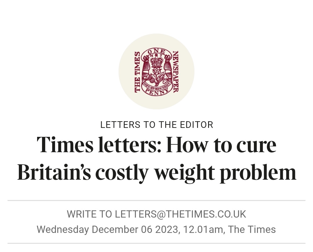 LouisBedwell's tweet photo. Making healthier food accessible is achievable if industry and government commit to it

Investment is an underexplored yet high-impact area of opportunity, encouraging innovation and entrepreneurialism

Restriction >> growth

My letter alongside @ImpUrbanHealth in @thetimes today https://t.co/WpmJx0hUmH