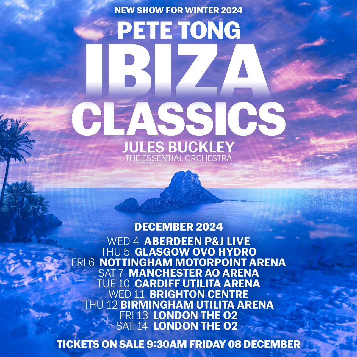 The @IbizaClassics_ 2024 Winter Tour just went on Pre-Sale! Check your inbox if you already registered or get instant access when you sign up here: ibizaclassics.com (If you miss out, more tickets go on sale on Friday at 9.30am)