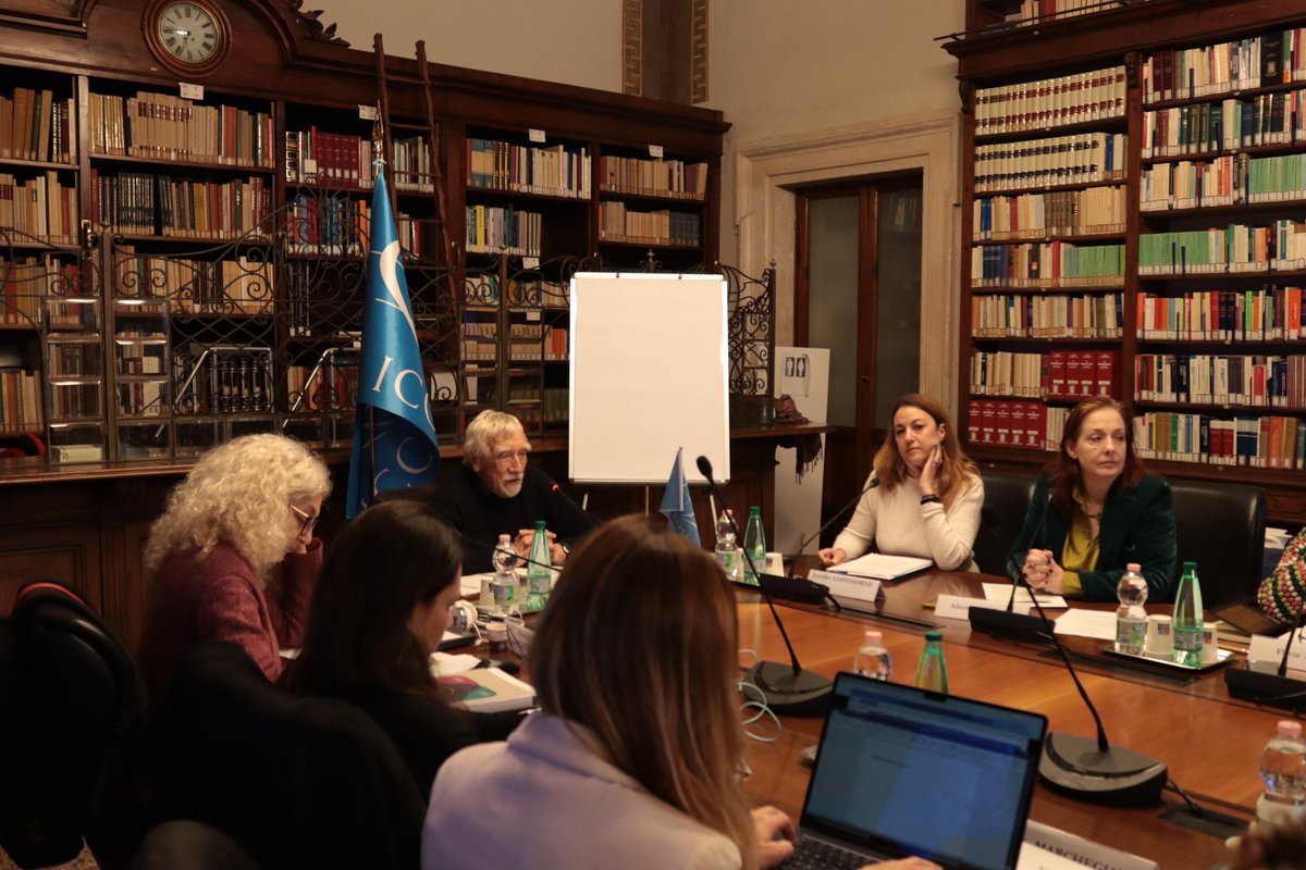 ICCROM's tweet photo. Following the reception and conversation on “Contributing to Better Lives through Cultural Capital”, our Valuing Cultural Capital event continues today. We are at @mic_italia, for a workshop on evidencing heritage value, geared towards cultural economists &amp; heritage practitioners https://t.co/CbnKzenf8T