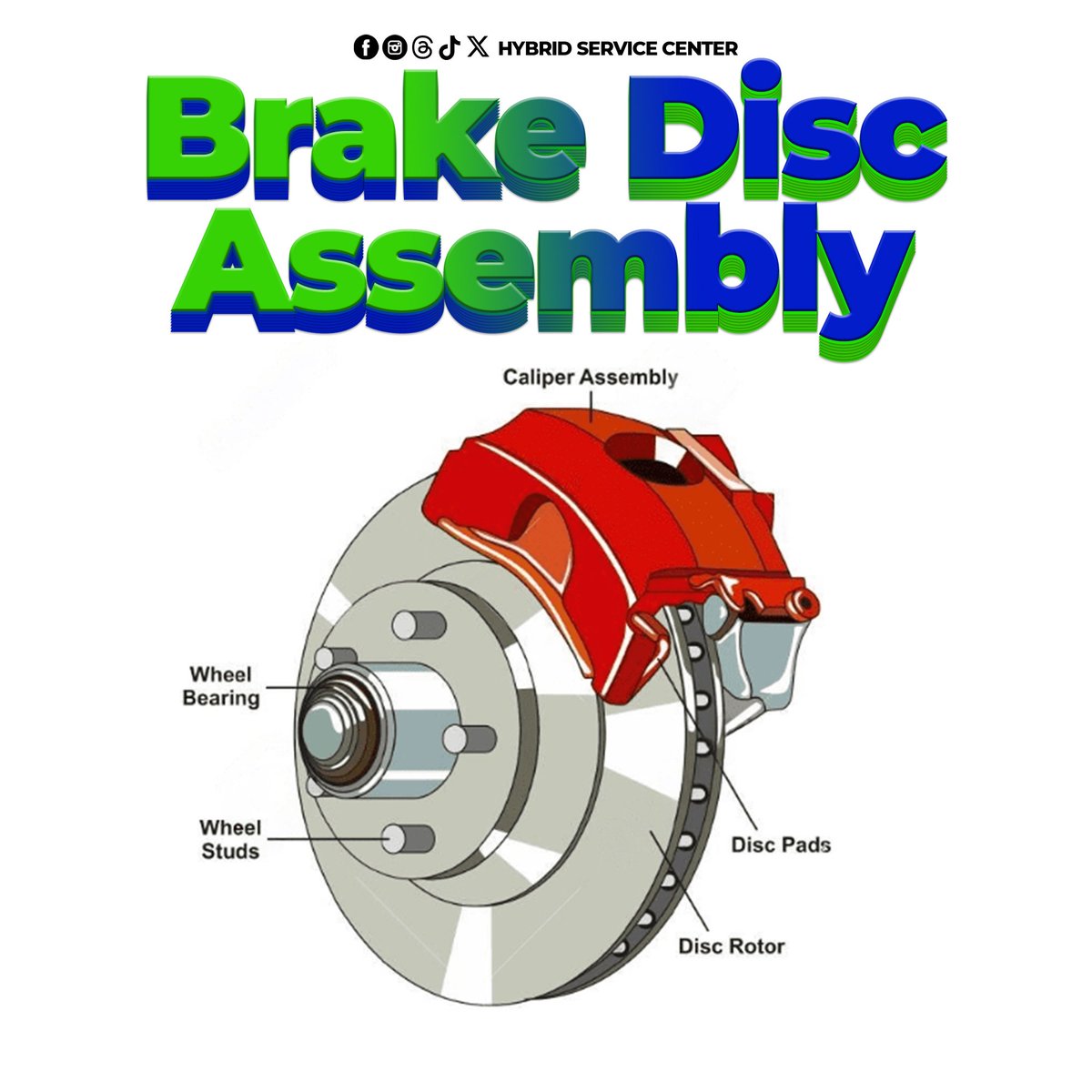 HSC_Nakuru's tweet photo. Discover the key components of our Brake Disc Assembly:

🔧 Caliper Assembly.
🔩 Wheel Bearing.
🔩 Wheel Studs.
💿 Disc Rotor.
🔄 Disc Pads.

These elements work in harmony to ensure optimal performance and safety on the road. #BrakeSystem #AutomotiveEngineering  #Cartip🚗🛑 https://t.co/bxHywFugrm