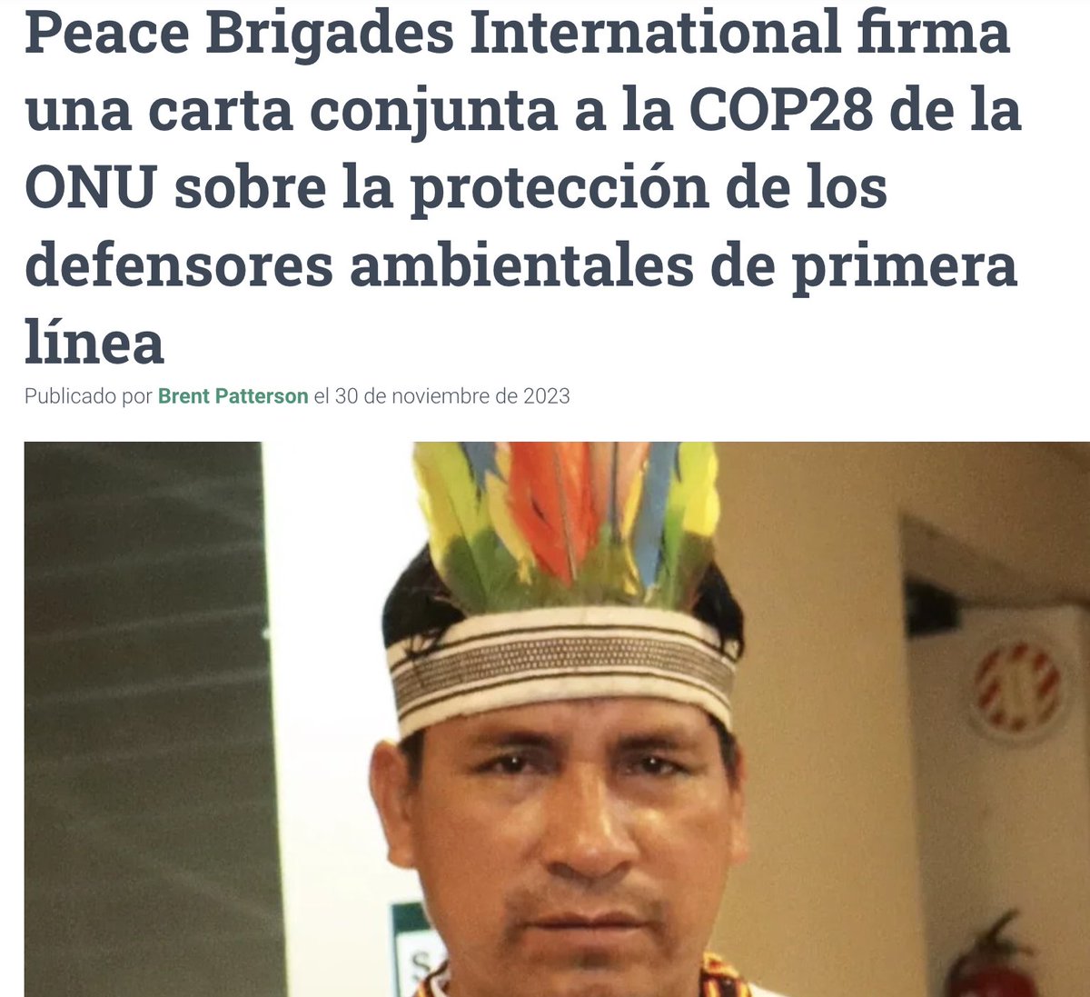 Peace Brigades International (PBI) tweet media