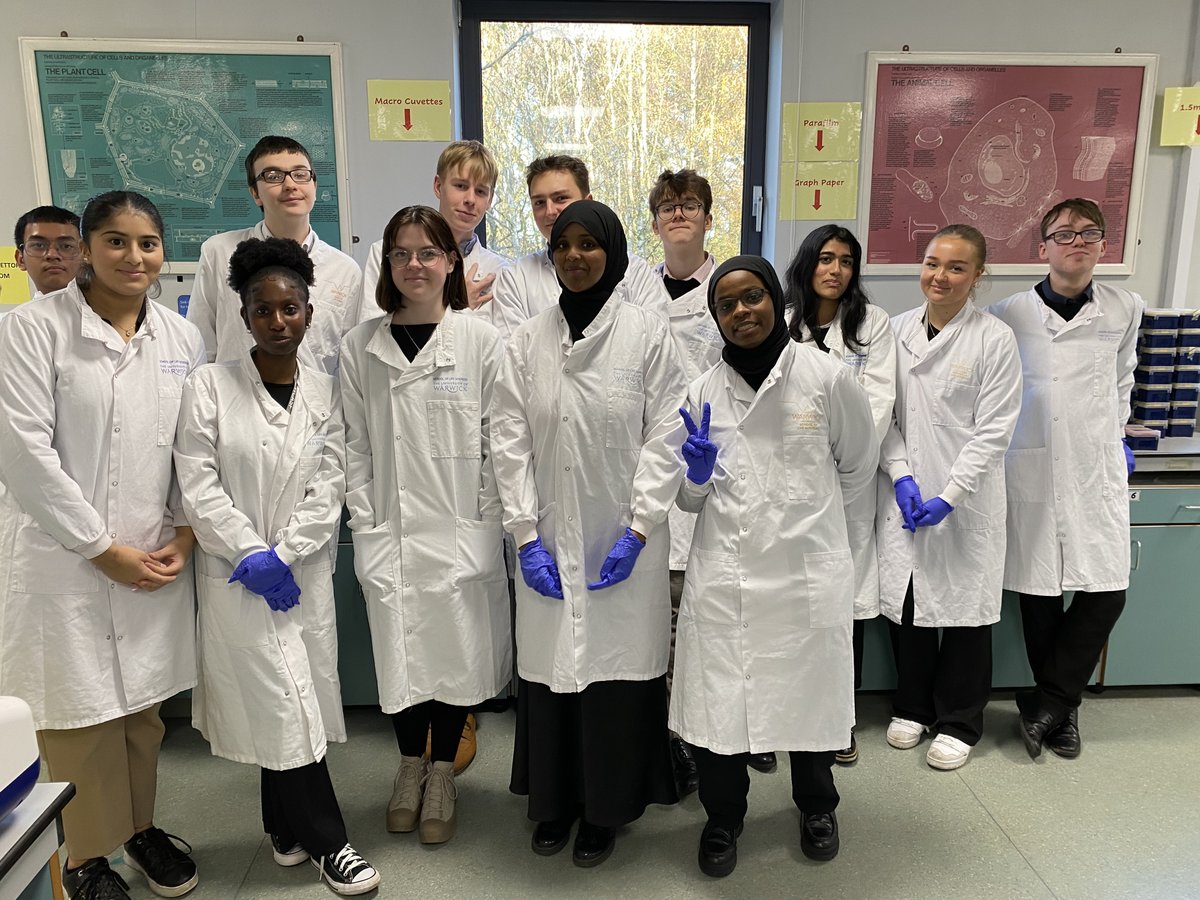 westcovacademy's tweet photo. Our A Level Science students were invited to attend @uniofwarwick to take part in their Biomysteries event. The scene of a murder was set and possible suspects introduced. They had a great day, thanks to Warwick University Biological Society for organising a great experience. https://t.co/cAMv4F5CQM