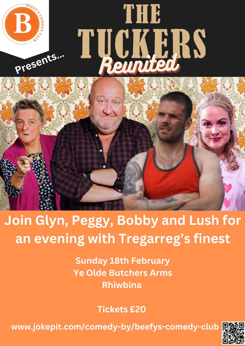beefy_club's tweet image. The ultimate present for #TheTuckers fan in your life!

Glyn gets the gang back together for The Tuckers Reunited!!!

Tickets are selling fast for both #Cardiff and #Senghenydd and are now limited

Join @SteveSpeirs4 @huntress5 @BenMcG1 and Kimberley Nixon for a brilliant night