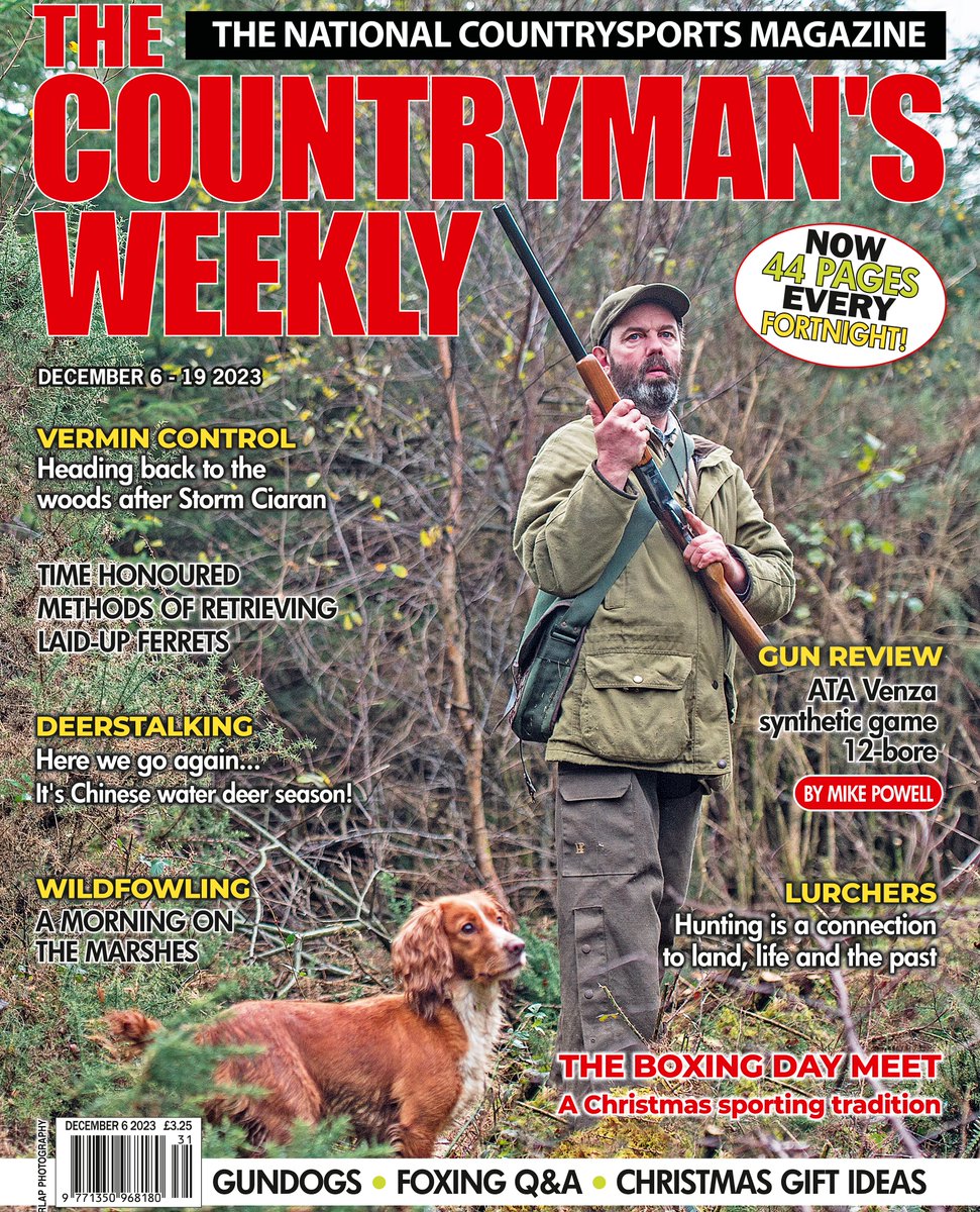 NEW ISSUE - in the shops now! Immerse yourself into the world of countrysports with the latest issue of The Countryman's Weekly... shop.countrymansweekly.com/issue/view/iss…