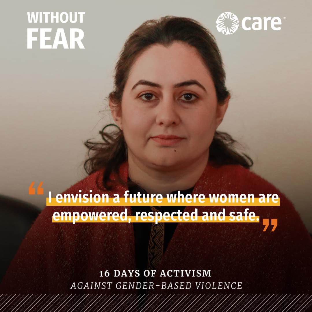 CAREPakistan_'s tweet image. Women’s rights, safety and well-being matter at all levels. #WithoutFear #16DaysOfActivism
