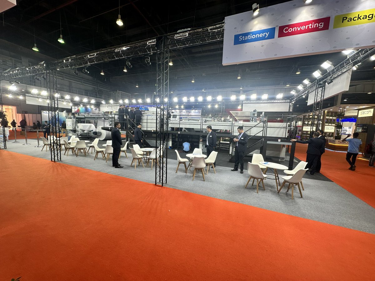 iamswadev's tweet image. First day at #Paperex
In this premier event, @lineomatic is showcasing the latest innovations in paper processing technology.

#lineomatic #paperconverting #sheeter