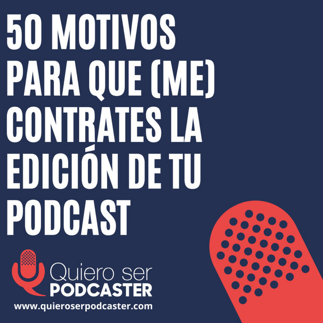 NacionPodcast's tweet photo. Nuevo episodio de Quiero ser podcaster @Quieroserpod de @sunne 50 motivos para que me contrates para la edición de tu podcast https://t.co/HvCKWDxntS https://t.co/O1N8XS9tbT