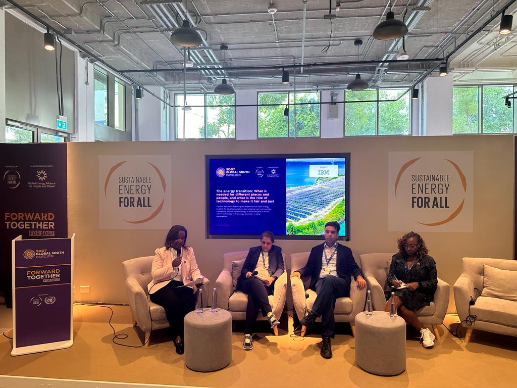 #LIVE at #COP28 @IBM is leading a conversation on the role of technology in the #energytransition⚡️with key speakers from @OVOEnergy @UNDP @SEforALLorg and @nationalgridus. Watch the livestream here 👉 ap-webapp.spotme.com/882df35fe7dd8d… #ForwardTogether #SDG7atCOP