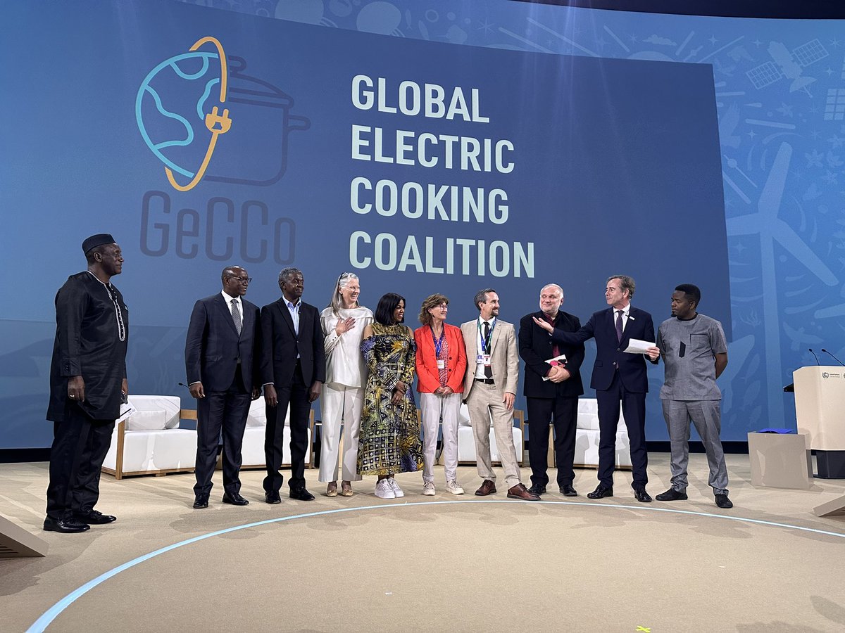 Really pleased with the official launch of <a href="/geccoHQ/">Global eCooking Coalition</a> at #COP28  Together with <a href="/UKMECS/">Modern Energy Cooking Services</a> <a href="/EnergyAlliance/">Global Energy Alliance for People and Planet</a> <a href="/SEforALLorg/">Sustainable Energy for All</a> EnDev &amp; other partners we are keen to transition more people into eCooking in Sub-Saharan #Africa, #Asia, #LatinAmerica &amp; the #Caribbean.

mecs.org.uk/global-electri…