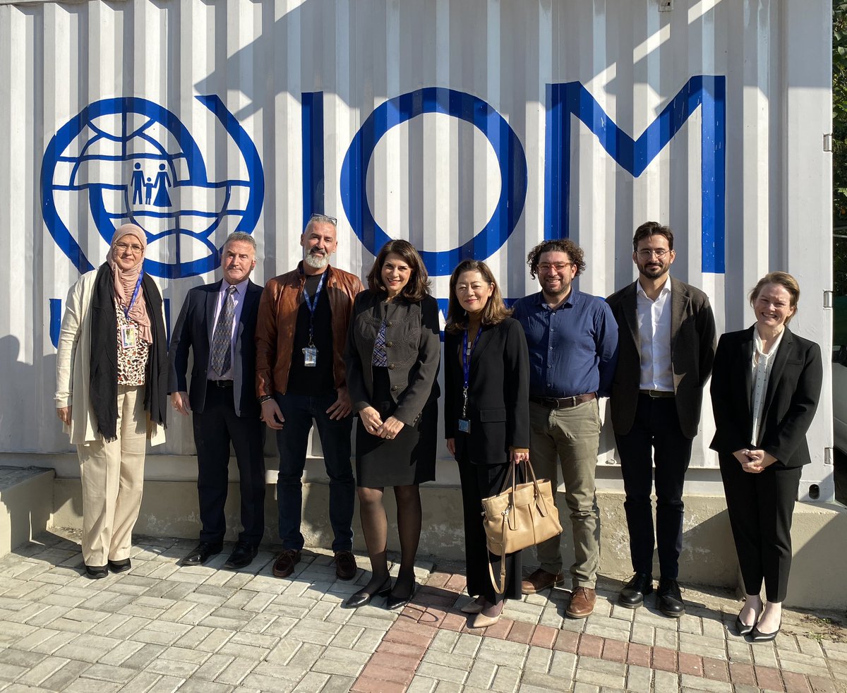 PRMAsstSec's tweet photo. Pleased to meet @IOM_Pakistan Chief of Mission Sato. Thank you for your ongoing collaboration with @StatePRM on refugee assistance – and to the IOM team your dedication to those in need. https://t.co/UFHnCMu1GH