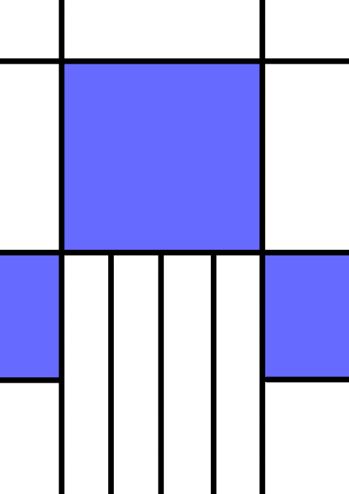 モンドリアン(モンドリアンに怒られるタイプの) 