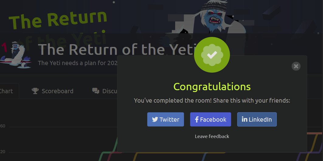 mattacusmaximus's tweet photo. Looking forward to the 2nd sidequest!

The Return of the Yeti - I've just completed this 1st AoC sidequest room. This one was tougher than I gave it credit for and I learned a lot! #tryhackme #sidequest #wireshark #pcapng #analysis  via @tryhackme https://t.co/gtAq4UjOvo