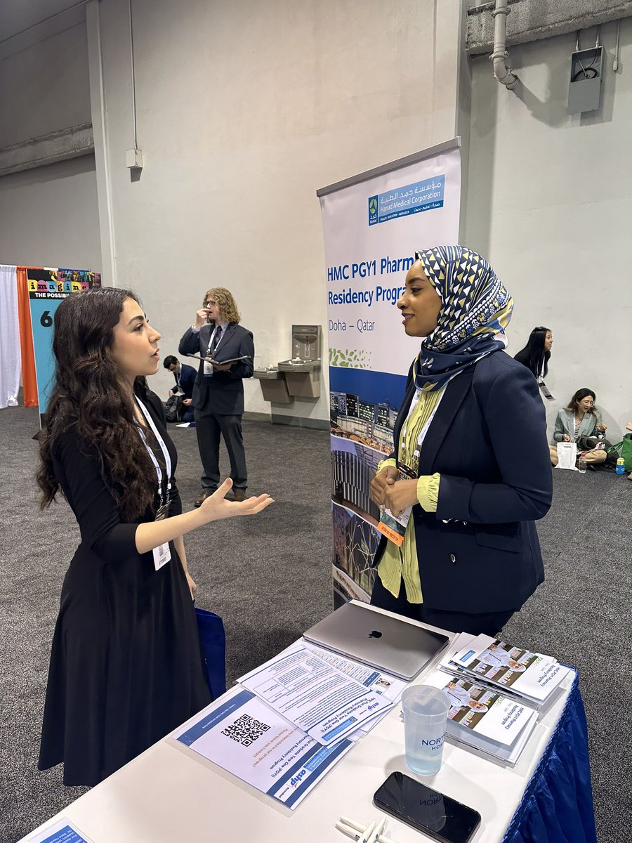 dr_alanany's tweet photo. Thrilled to represent HMC PGY1 Pharmacy Residency at ASHP Midyear! It was an honor to showcase our program and connect with outstanding colleagues. Grateful for the opportunity to share our commitment to excellence in pharmacy education and practice 🌟☺️ #ASHPMidyear #ASHP23 https://t.co/6piUERjzjK