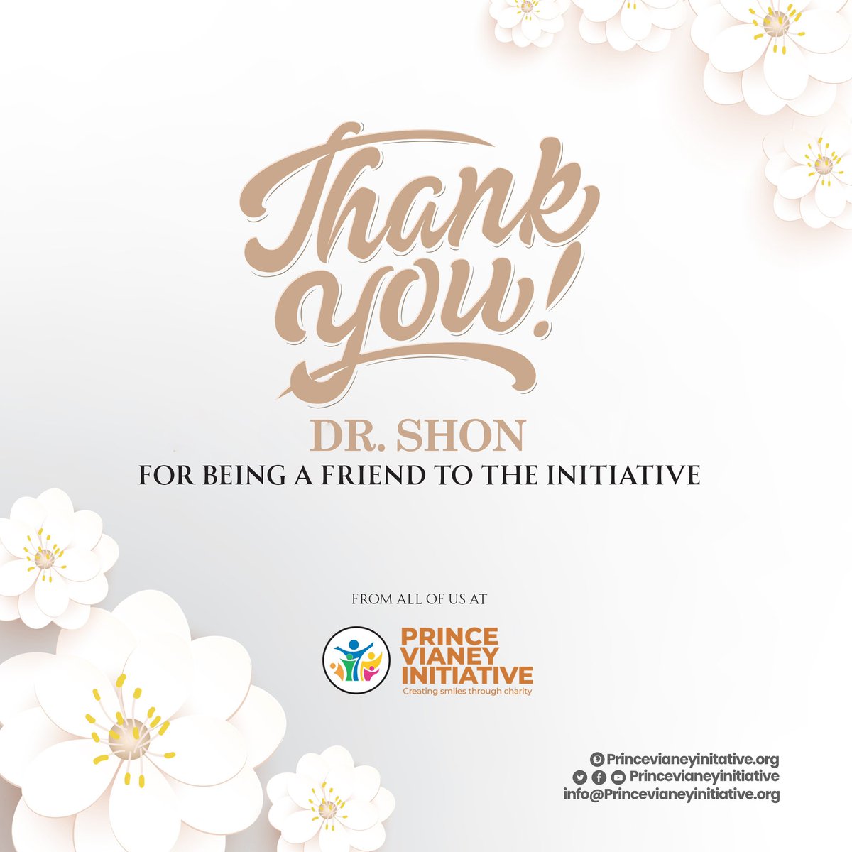 PrinceVcharity's tweet image. .@DrShon6, your consistent engagement with our charity initiative posts does not go unnoticed. Your support amplifies our message and encourages others to join our cause. We deeply appreciate your commitment to making a positive impact. 
#AppreciationWeek