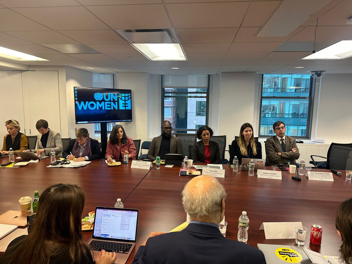 Packed room for CSO #CAH Convention workshop! Thanks to <a href="/UN_Women/">UN Women</a> for hosting the side event and everyone for joining us for a rich discussion on the Draft Articles. We look forward to continuing the conversation and the movement on #CAHTreatyNow #ASP22 #NGOVoices