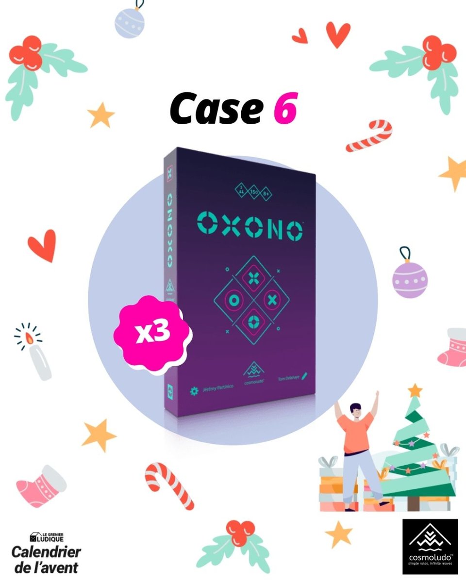 GrenierLudique's tweet photo. 🔴 #CalendrierDuGrenier | Case 06

🎁 À gagner : 1 x #Oxono
➡️ RT + Follow @GrenierLudique et @cosmoludogames 

Ouvert à 🇫🇷 &amp; 🇧🇪
✅ TAS le 08/12/23 - 20H (#Concours aussi sur FB et IG)
ℹ️ Plus d'infos en commentaire

#jds #JeuConcours #j2s #bgg #jeudesociete #jeuabstrait https://t.co/sKWeLbvt9n