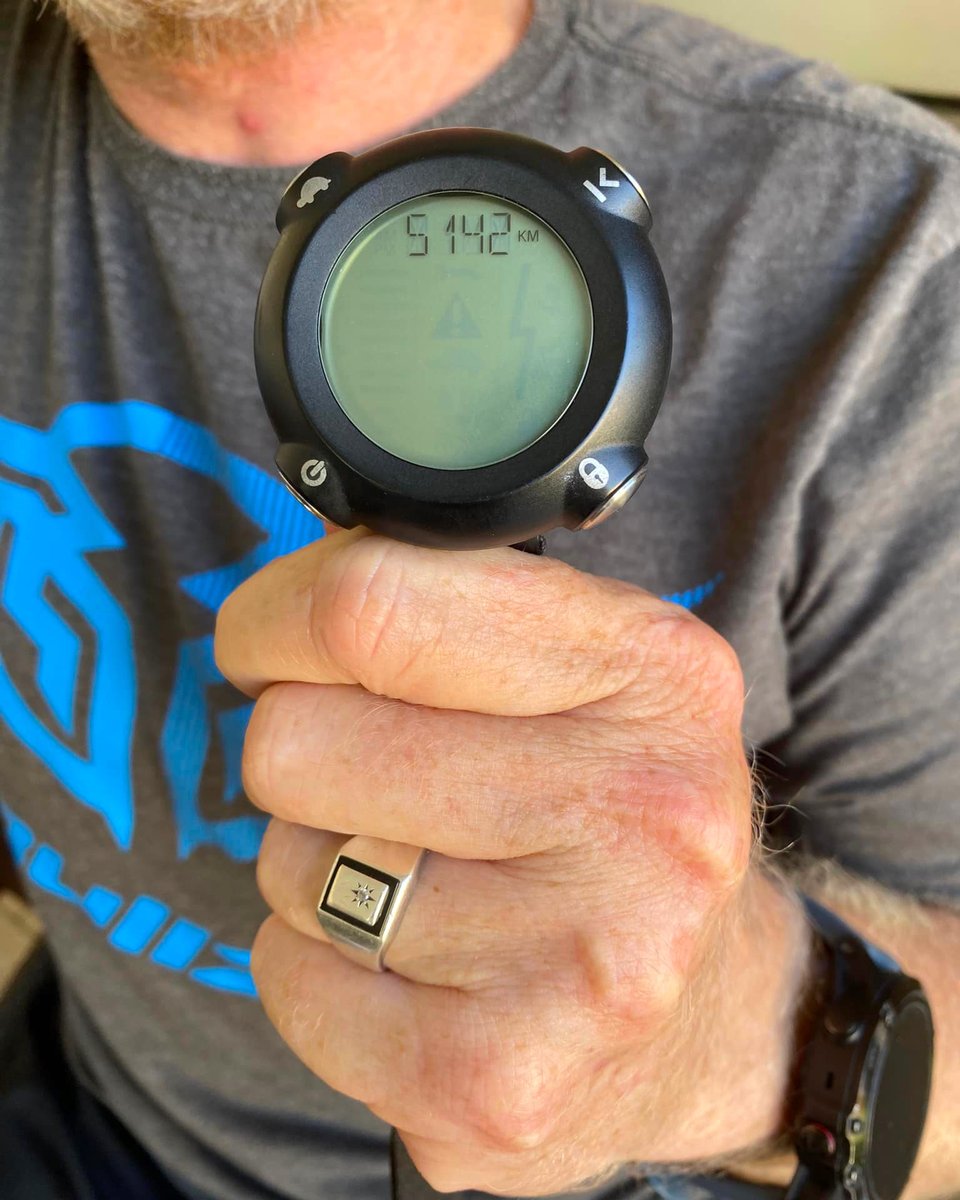 5142 km or 3196 in miles - Outstanding effort Jeff!  #grablifebythewheels #omeofamily