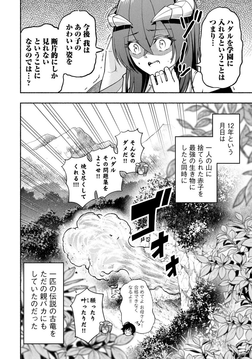 伝説の古竜に拾われ育てられた人間の赤ちゃんが驚異的な成長を遂げる話(10/10)