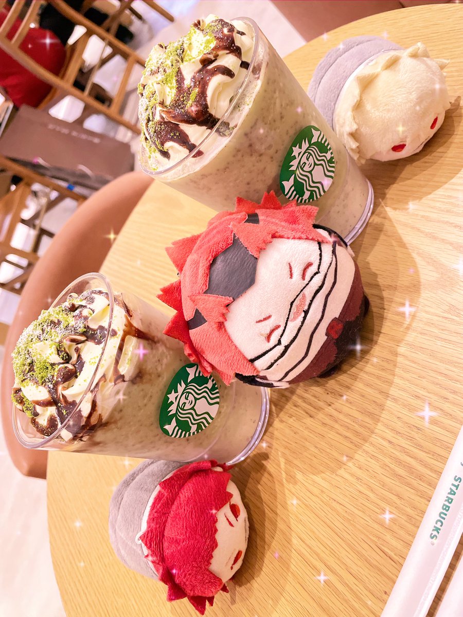 「肉ってゲゲってピスタチフラペチってます! 入村済になったのでこれでもう安心です」|えりかのイラスト