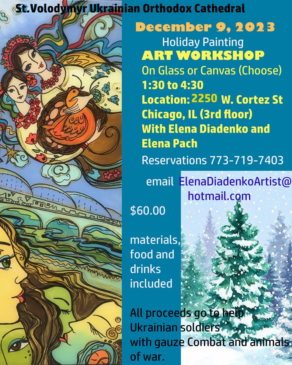 EDiadenko's tweet photo. #artclass #charityartclass #glasspainting #ElenaDiadenko #Chicago #artinchicago https://t.co/J5z0w2QMcl