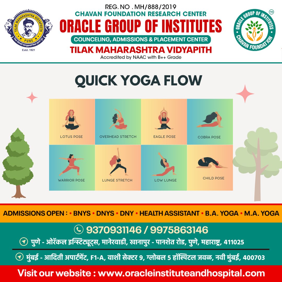 OracleCollege's tweet photo. 🎯 Chavan Group of Institutes &amp; Hospital - Pune’s first and fully-fledged institution to offer a 5 ½ years BNYS Degree.
✅ For More Details, Contact: +91-9370931146
▶️ Address: Chavan Group of Institutes, Manerwadi Phata, Khanapur Gaon, Pune-411025, Maharashtra, India https://t.co/xJVA2IYaD9