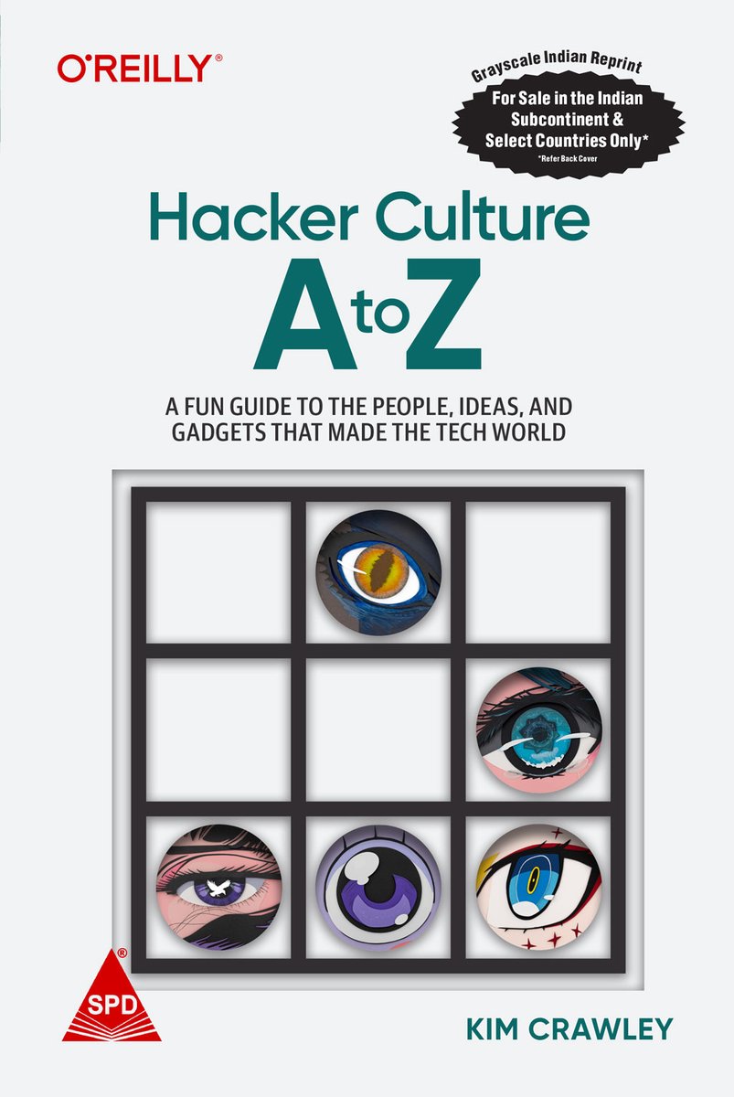 Hacker Culture A to Z by Kim Crawley (Author) @shroffpub & @OReillyMedia (Publishers) Buy from Computer bookshop using this link: tinyurl.com/3927awyb #security #privacy #networking #Guide #securitymanagement #dataprivacy #books
