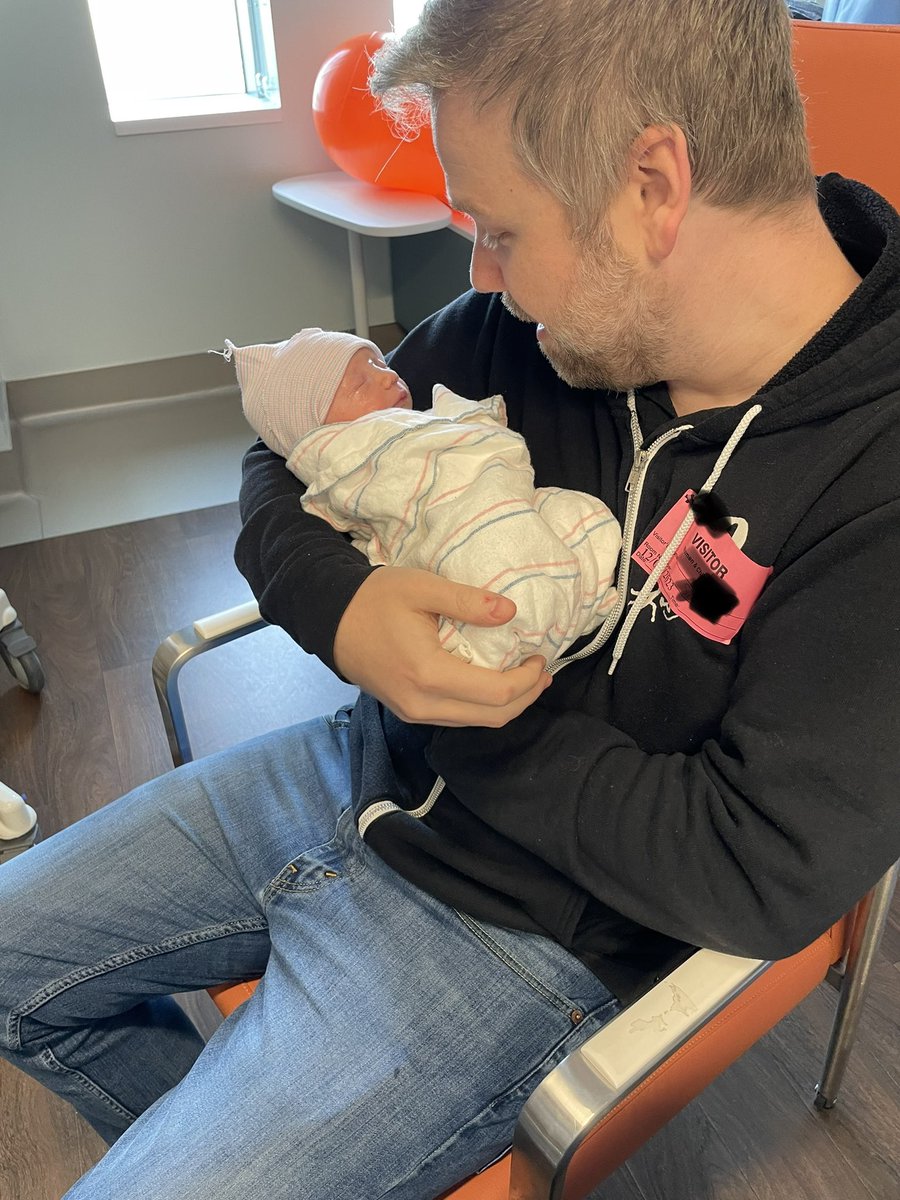 Day 1, and so far, being a parent is the most wonderful and terrifying and precious thing. I love this little guy. My wife is a superhero. ❤️