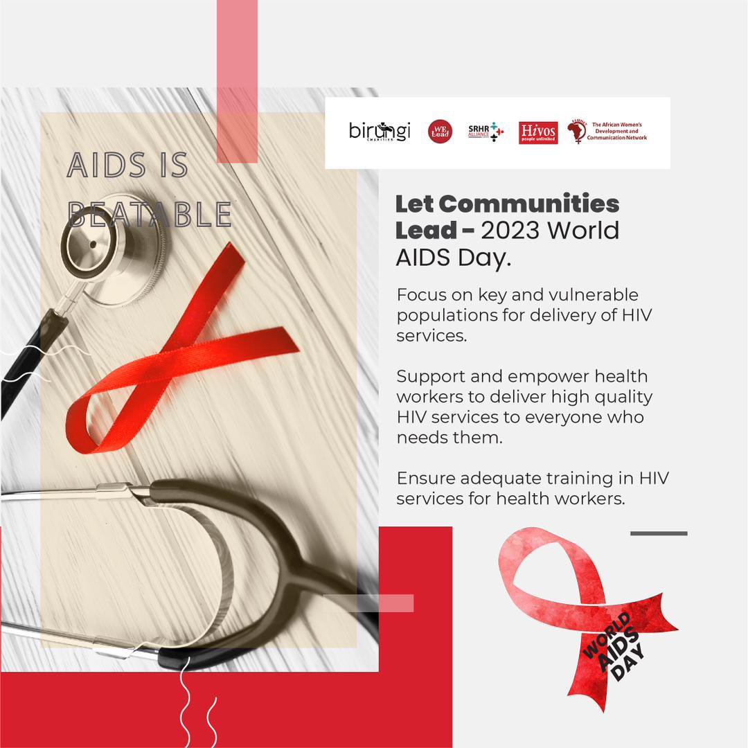 The HIV pandemic has put a huge burden on the delivery of health care services over the past two decades, especially in countries with high HIV prevalence. 
The unavailability ­of skilled health care practitioners remains-
#WorldAidsDay
#WorldsAidsDay2023  
#WeLeadOurSRHR