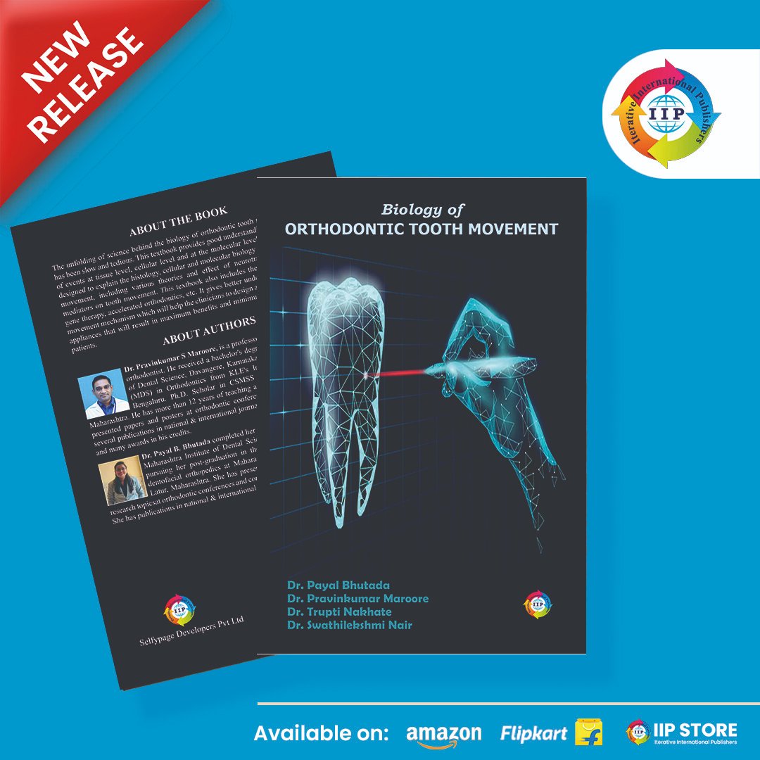 iippub's tweet photo. Book Title: Biology of Orthodontic Tooth Movement
https://t.co/4iEIfLmmlM
#Orthodontics #ToothMovement #DentalResearch #MolecularBiology #OrthodonticTreatment #BiologicalProcesses #ClinicalImplications #DentalEducation #newbook #bookrelease #iip #iiptitles #IterativePublishers https://t.co/uINf23wffY