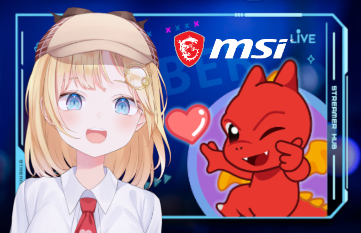 watsonameliaEN's tweet photo. thanks for watching the stream! and huge thanks to MSI :D #sponsored #MSIVtubing #MSIStreamerHub https://t.co/JTIxMrniO3