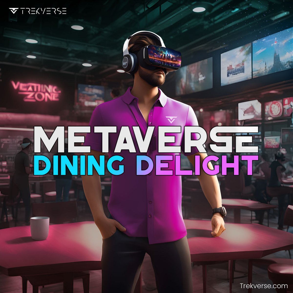 Trekverse_'s tweet photo. 🍽️ Dine in style with #Trekverse's #Metarestaurants!

Enjoy immersive meals, interact with AI waiters, and savor the taste of future dining🍕🍔🍏 

⏩https://t.co/S7UKOyMGPr
#Web3 #Metaverse #Harvard #PowerPost #YGEntertainment https://t.co/hnGAKZPfU1