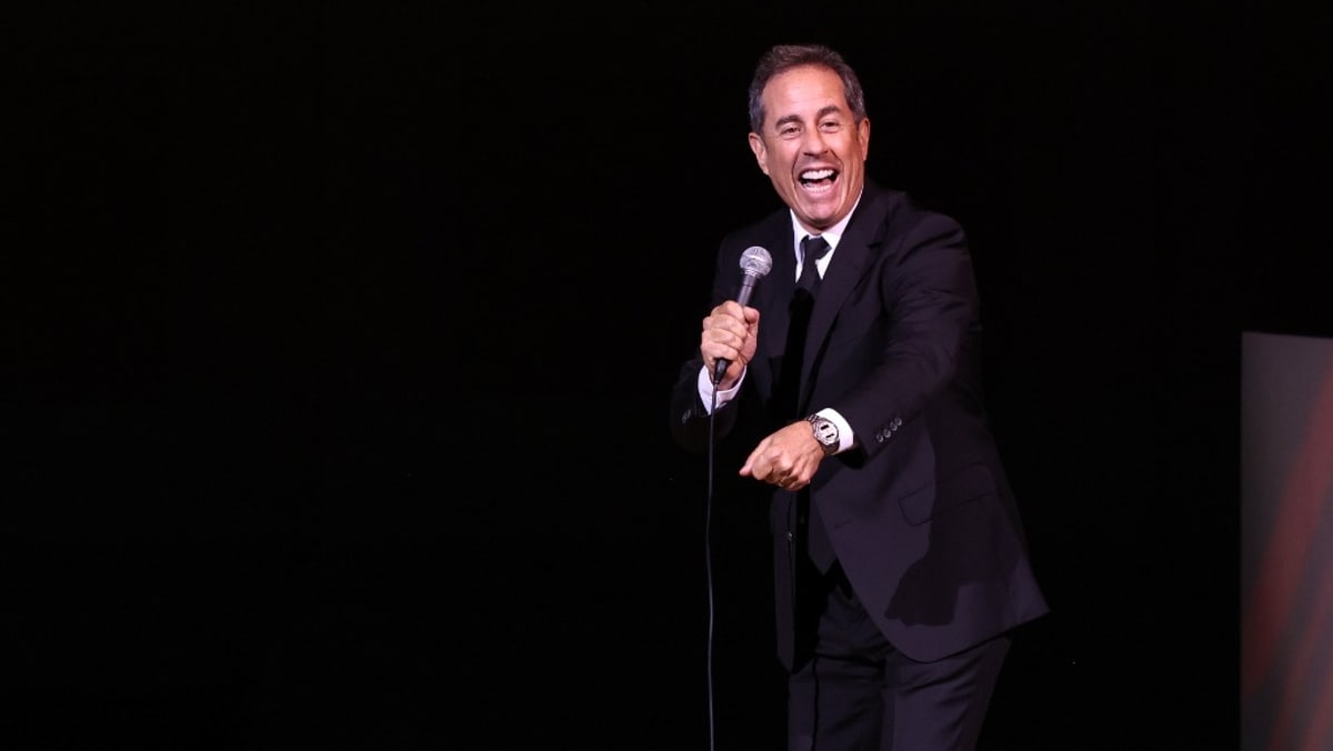Comedian Jerry Seinfeld performing in Singapore for the first time in June 2024 cna.asia/3Gr5lex