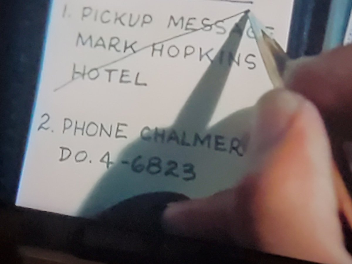 garycdavison's tweet photo. Exquisite handwriting.
#TCMParty #CoolInTheMovies #TheKingsOfCool #SteveMcQueen #Bullitt https://t.co/rUe5p0SDSD