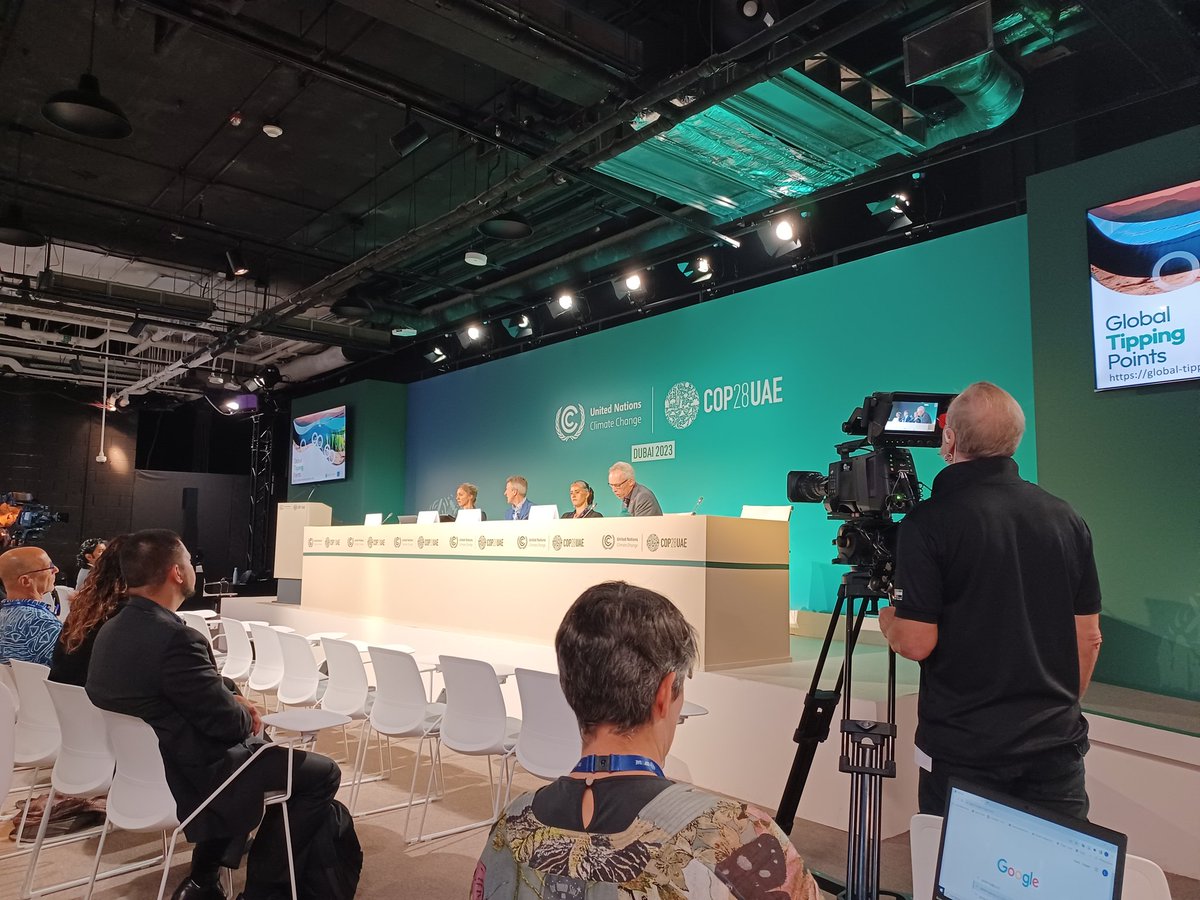 'We are beyond incremental change' @jrockstrom at launch of new Global Tipping Points report highlighting scale of action needed to avoid passing 1.5C with higher risks of self-reinforcing feedbacks driving abrupt shifts in climate and ecosystems. @PotsdamInstitut @exeteruni