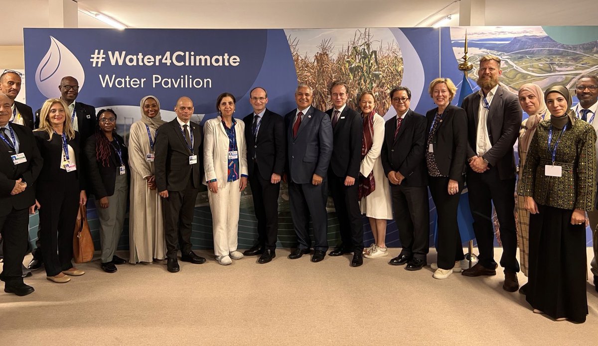 Water is a precious and scarce resource. 🇸🇪 and @Sida now teams up with @FAO @ICARDA @IWMI_ @UNESCWA @UNICEF @ICBAAgriculture, the Netherlands 🇳🇱 and countries in the MENA region to find evidence based solutions to Water Scarcity. @swedeninjo. Unite, Act, Deliver @COP28_UAE