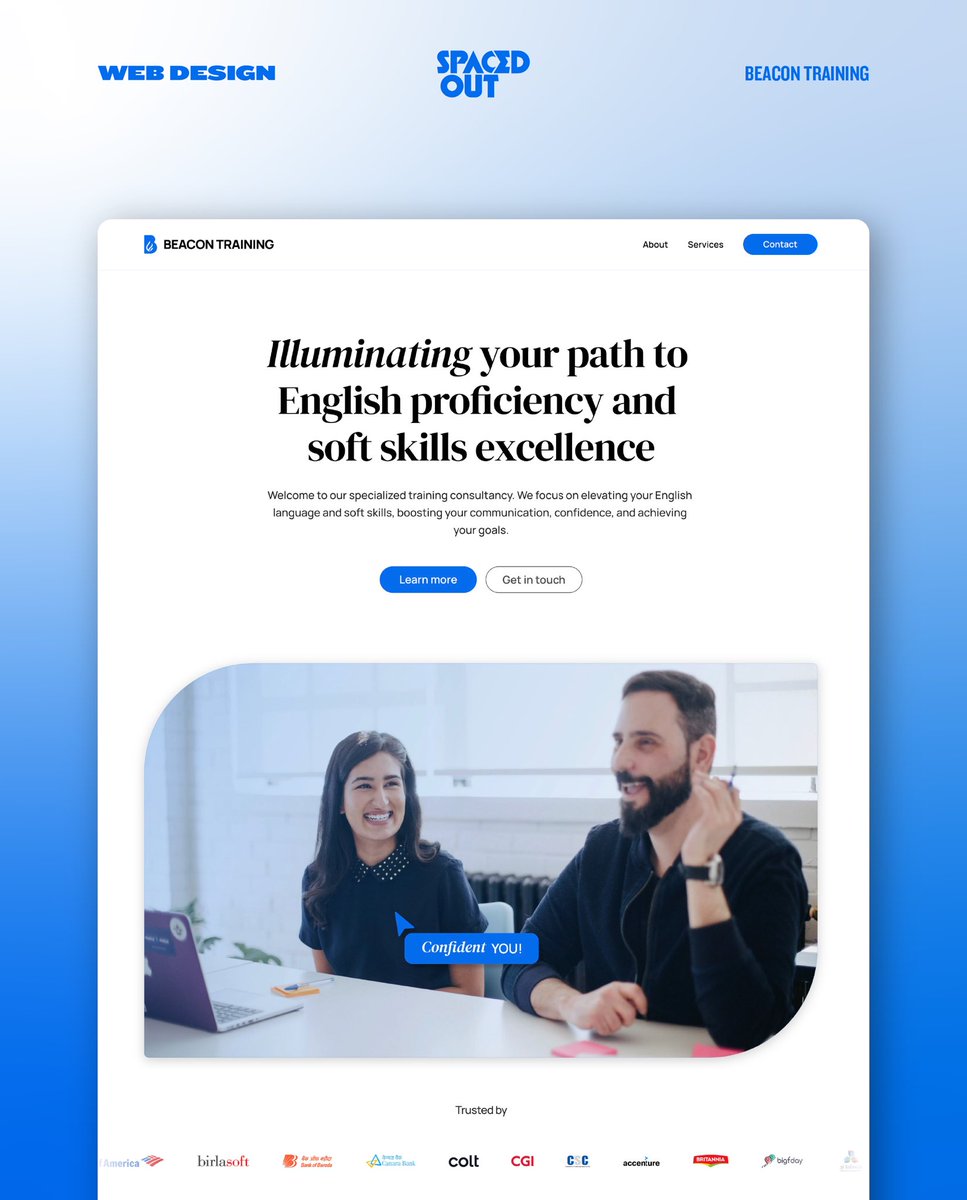 spacedoutpro's tweet photo. ✨💻 Web Redesign Spotlight: Beacon Training’s New Look! A clean and fresh design that’s responsive and easy to navigate.

Demo: https://t.co/OJFcQTScBy

#webstagram #webdesign #newwebsite #webredesign #webrevamp https://t.co/RhGGRuHcLS