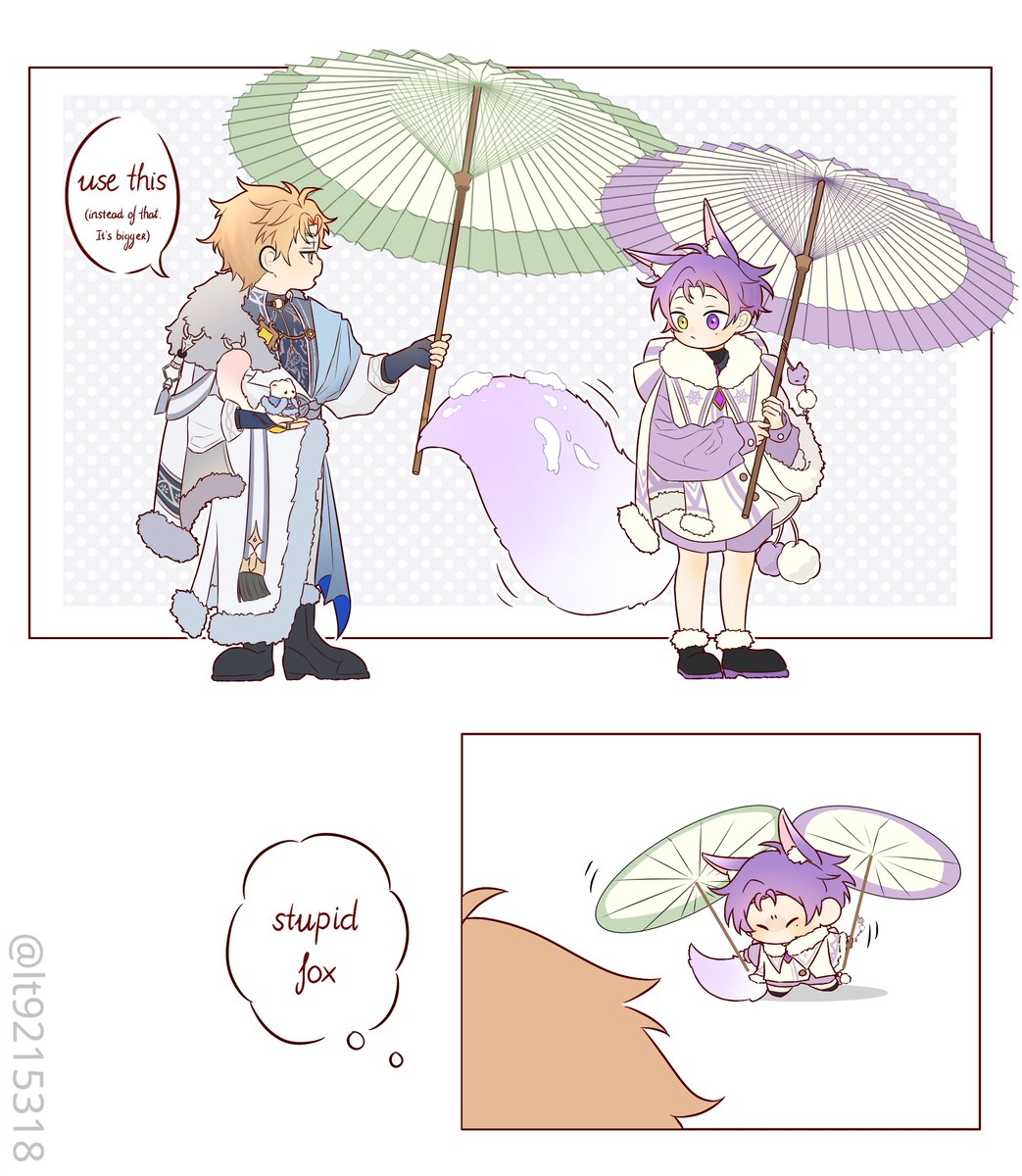 lt9215318's tweet photo. must protect the fox's tail from the snow 〜❄️🌨️ https://t.co/4oQqfTYcz0