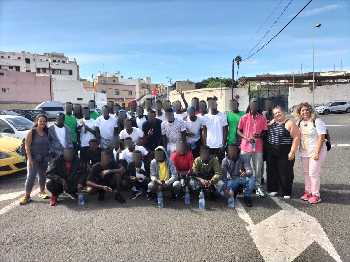 Visita de los jóvenes del Proyecto Dinamización Cultural de Las Palmas de Gran Canaria 2023 a la Cueva Pintada #Gáldar, con motivo del cierre del proyecto Promoción de la Diversidad Cultural e Inclusión Social en Las Palmas de Gran Canaria. #integración #Solidaridad