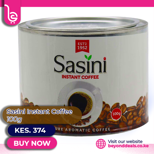 Breakfast has been made easy with beyonddeals.co.ke as this Sasini 100g instant coffee is currently going for Kshs.374/=.
Find it, Love it, Buy it.
#beyonddealske #beyonddeals #BlackFriday #BlackFriday2023 #sasini #coffee #hotdrinks #offers