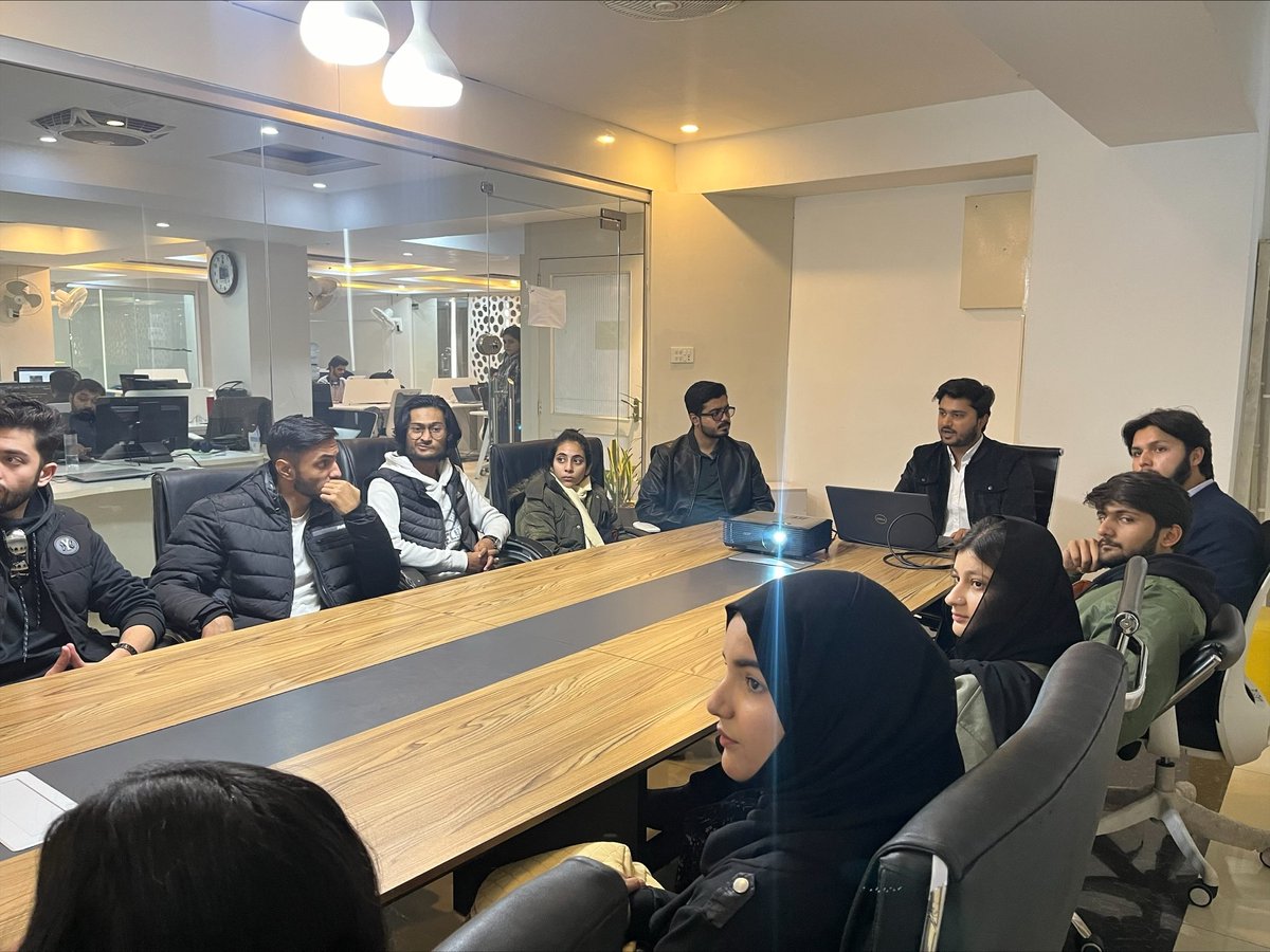 Today marks an Inspiring visit as we Welcome Students from AirUniversity to our office! Sharing Vizz Web Solutions Pvt. Ltd story and values with these Future Leaders is an honor. 🚀✨

#airuniversity #vizzwebsolutions #inspiration #futureleaders