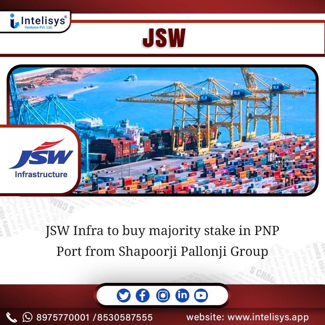 JSW Infra to buy majority stake in PNP Port from Shapoorji Pallonji Group
.
#jsw #shapoorjipallonji #stake #realestate #realestatecompany #growthanddevelopment #dailynews #dailynewsupdates #dailymarketupdate #newsupdates #marketnews #marketupdates #stockmarketindia #dailyposts