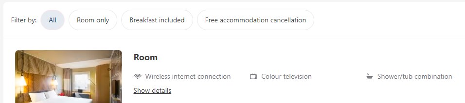 Love the fact 'Colour Television' is one of three selling points for this hotel in 2023. 

To be fair, none of the others I've looked at have specified if the TV has colour, so I'm sold.